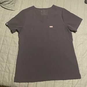 Charcoal medium one pocket top and Zamora jogger set